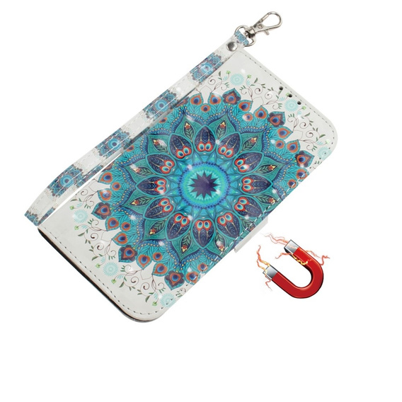 Klapkové puzdro pre Motorola Edge 50 Pro 5G, Wallet, Mandala Flower