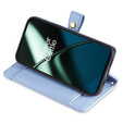 Klapkové puzdro pre OnePlus 12 5G, Wallet Zipper Pocket, modré