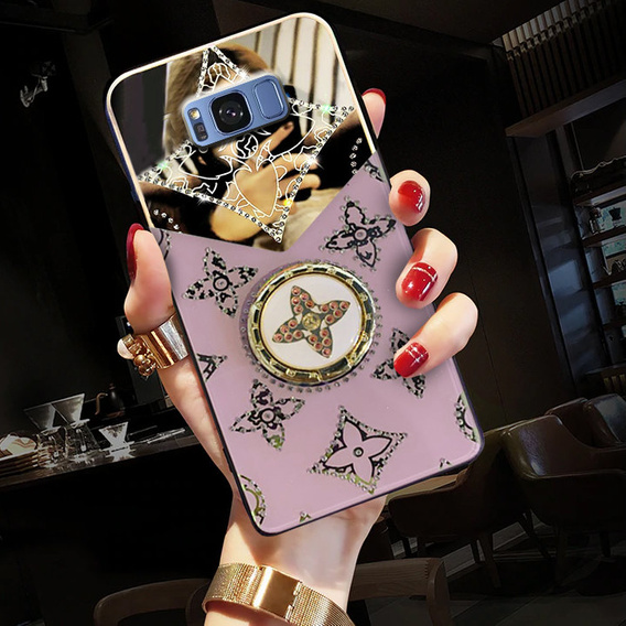 Fashion Obal na mobil pre Samsung Galaxy S8, fialové