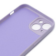 Obal na mobil pre iPhone 15, Silicone Lite, fialové