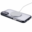 Magnetické puzdro Dual Glass MagSafe pre iPhone 16, čierne