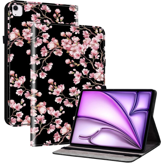 Puzdro pre Apple iPad Air 11" 6 gen. 2024 (A2902, Smartcase, plum blossom