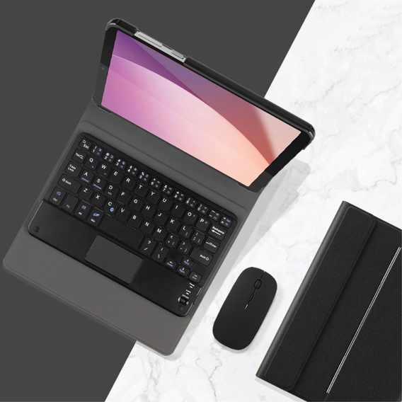 Puzdro + klávesnica Lenovo Tab M8 Gen 4 TB-300FU, čierne