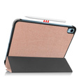 Puzdro pre iPad 10.9 2022 10 Gen, Smartcase s priestorom pre stylus, ružové