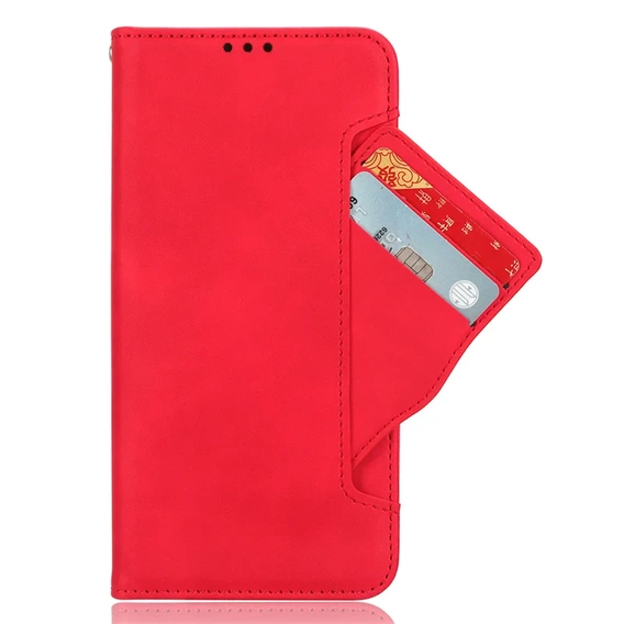 Klapkové puzdro pre OnePlus Nord 4, Card Slot, červené