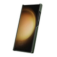 Puzdro MELKCO pre Samsung Galaxy S24 Ultra, kožené, zelený