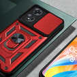 Obal na mobil pre Oppo A78 4G, CamShield Slide, červené