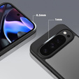 Obal na mobil pre Google Pixel 9 Pro XL, Fusion Hybrid, transparentné / čierne