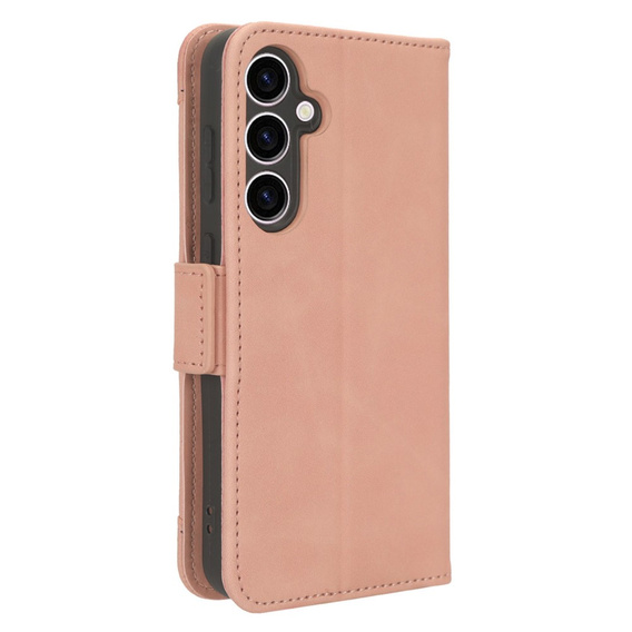 Klapkové puzdro pre Samsung Galaxy S23 FE, Card Slot, ružové