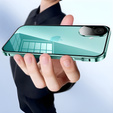 Puzdro pre iPhone 16, Magnetic Dual Glass, zelený