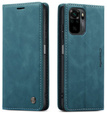 CASEME puzdro pre Xiaomi Redmi Note 10 / 10S, Leather Wallet Case, zelený