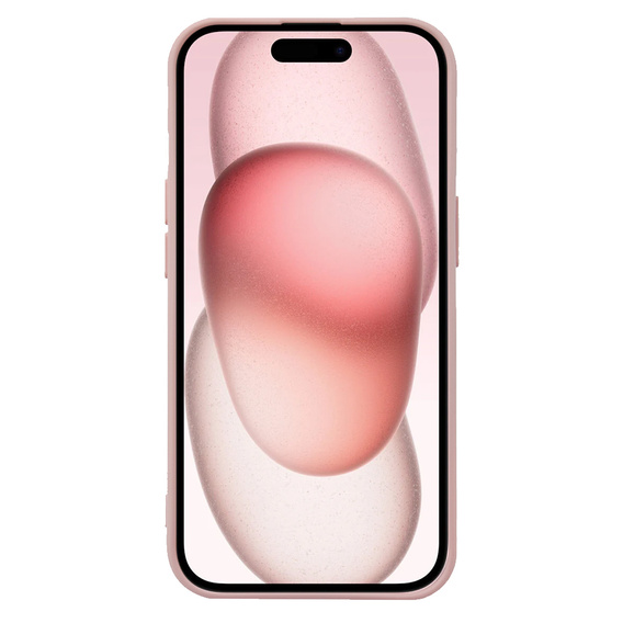 Obal na mobil pre iPhone 15 Plus, Silicone Lite, oranžové