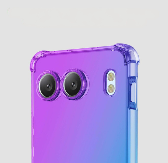 Puzdro pre OnePlus Nord 4, Gradient Dropproof, Fialová / modrá