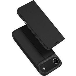 Puzdro Dux Ducis pre iPhone Air, Skin Pro, s chlopňou, s otvorom na kartu, čierne