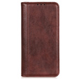 Flipové puzdro pre Honor 200 Pro 5G, Split Leather, hnedé