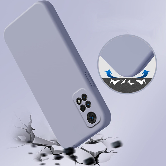 Obal na mobil pre Xiaomi Redmi Note 11 / 11S, Silicone Lite, levanduľové