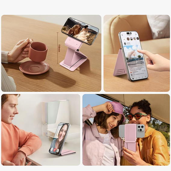 Magnetická peňaženka so stojanom a funkciou NFC SURITCH pre iPhone 16 Pro