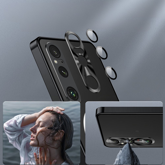 Ochranné puzdro na fotoaparát pre Sony Xperia 1 VI, CamShield MagSafe, čierne