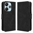 Klapkové puzdro pre Xiaomi Redmi 13, Card Slot, čierne
