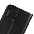 Klapkové puzdro pre Huawei P20 Lite, Split Leather Wallet, čierne