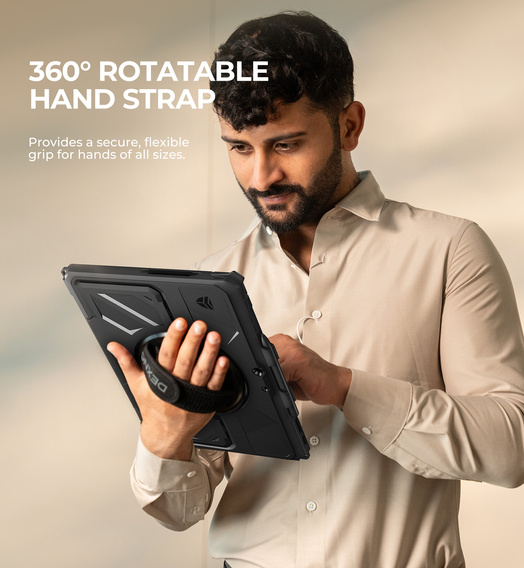 Puzdro Dexnor 360° s remienkom a držiakom na stylus pre Microsoft Surface Pro 11/10/9