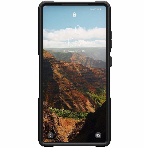 Puzdro Urban Armor Gear pre Samsung Galaxy S25 Ultra, Plasma XTE MagSafe Kickstand, čierne