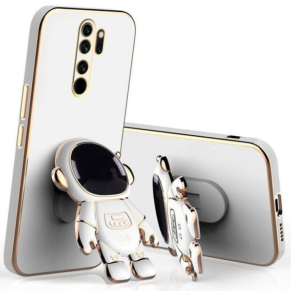 Obal na mobil pre Xiaomi Redmi Note 8 Pro, Astronaut, biele