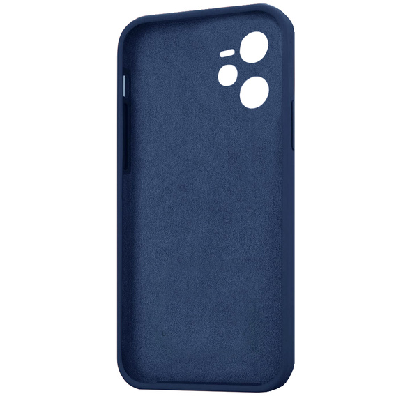 Obal na mobil pre Realme C35, Silicone Lite, tmavomodré