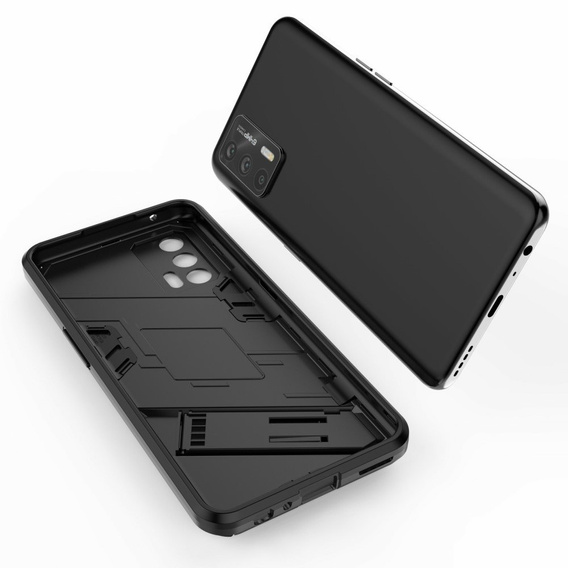 Puzdro pre Realme GT 5G, Military kickstand, modré