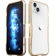Puzdro LUPHIE pre iPhone 14 Plus, Armor Bumper, zlaté