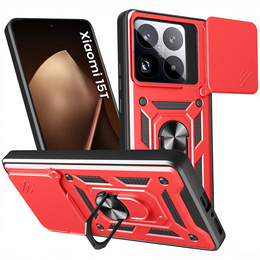 Pancierované puzdro CamShield Slide s krytom fotoaparátu a krúžkom pre Xiaomi 15T
