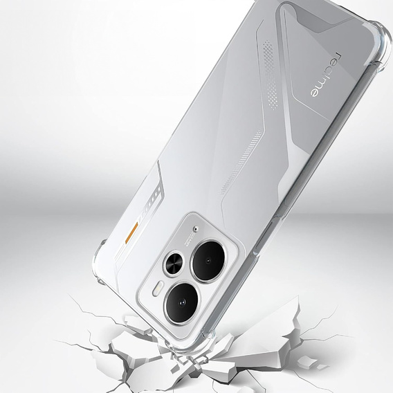 Obal na mobil pre Realme 14 5G / Realme 14T 5G, Dropproof, priehľadné