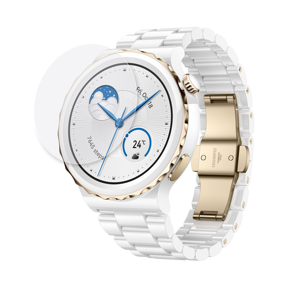 3x ERBORD Hydrogélová fólia pre Huawei Watch GT 3 Pro 43mm