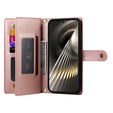 Klapkové puzdro pre Xiaomi Poco X7 Pro 5G, Wallet Zipper Pocket, ružové