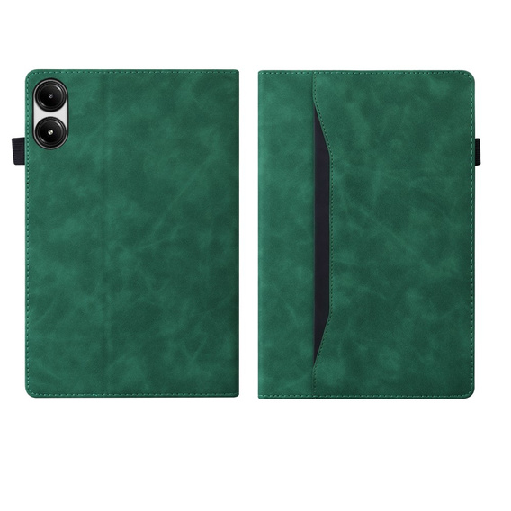 Puzdro pre Xiaomi Redmi Pad Pro / Xiaomi Poco Pad, Classic, s priestorom pre stylus, zelený