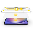 2x Tvrdené sklo pre Samsung Galaxy S24 / S25, ERBORD Easy App 9H Screen Protector