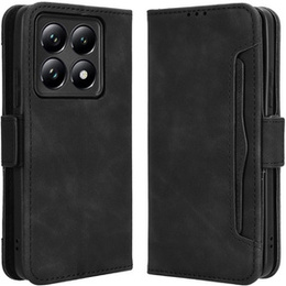 Klapkové puzdro pre Xiaomi 14T Pro, Card Slot, čierne