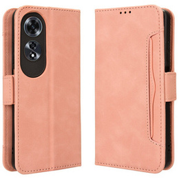 Klapkové puzdro pre Oppo A60, Card Slot, ružové