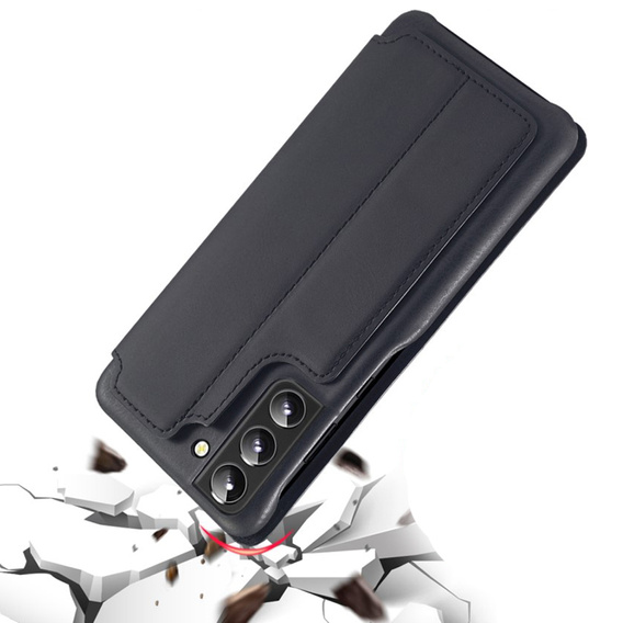 Klapkové puzdro pre Samsung Galaxy S22+ Plus 5G, LC.IMEEKE, čierne