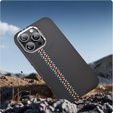 Puzdro pre iPhone 16 Pro Max, Carbon Fiber MagSafe, čierne