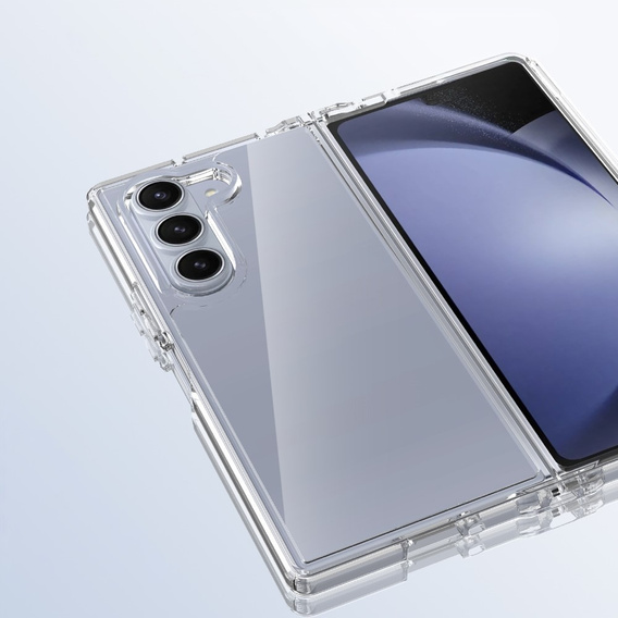 Obal na mobil pre Samsung Galaxy Z Fold6 5G, Fusion Hybrid, priehľadné