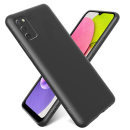 Obal na mobil pre Samsung Galaxy A03S, Silicone Lite, čierne