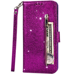 Klapkové puzdro pre Xiaomi Redmi Note 8 Pro, Wallet Zippered, fialové