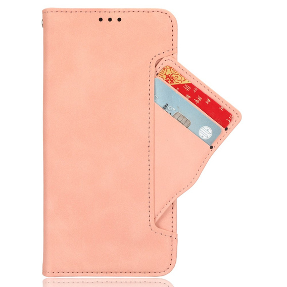 Klapkové puzdro pre T Phone 2 5G, Card Slot, ružové