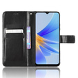 Klapkové puzdro pre Oppo A17, Crazy Horse Wallet, čierne
