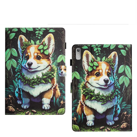 Obal na mobil pre Lenovo Tab P11 Gen 2, corgi dog