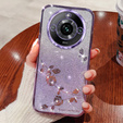 Puzdro pre Realme 11 Pro 5G / Pro+ 5G, Glitter Flower, fialové