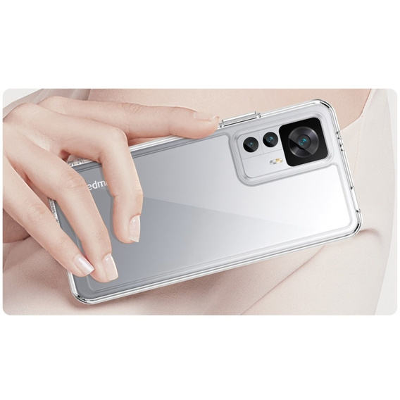 Obal na mobil pre Xiaomi 12T Pro 5G, Fusion Hybrid, priehľadné