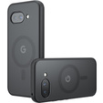Puzdro pre Google Pixel 9A, pre MagSafe, ERBORD Matt Case, čierny