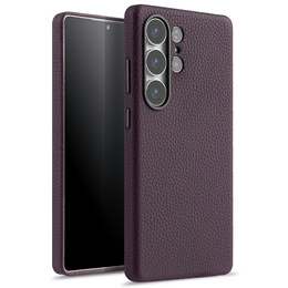 Puzdro MELKCO pre Samsung Galaxy S25 Ultra, kožené, fialové